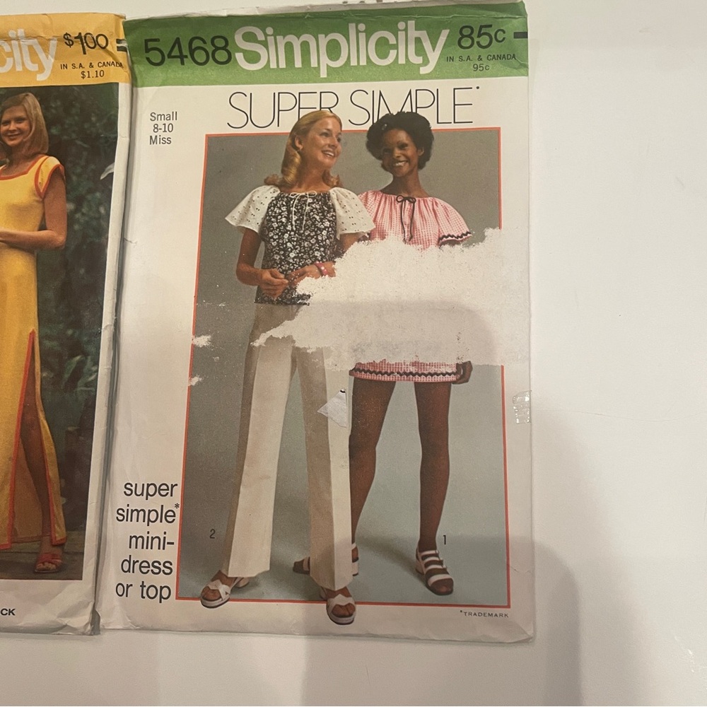 Two Simplicity 70’s Patterns - Picture 4 of 5